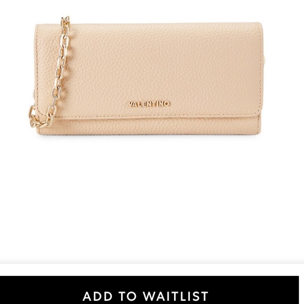 VALENTINO Juniper Leather Wallet on a chain✨